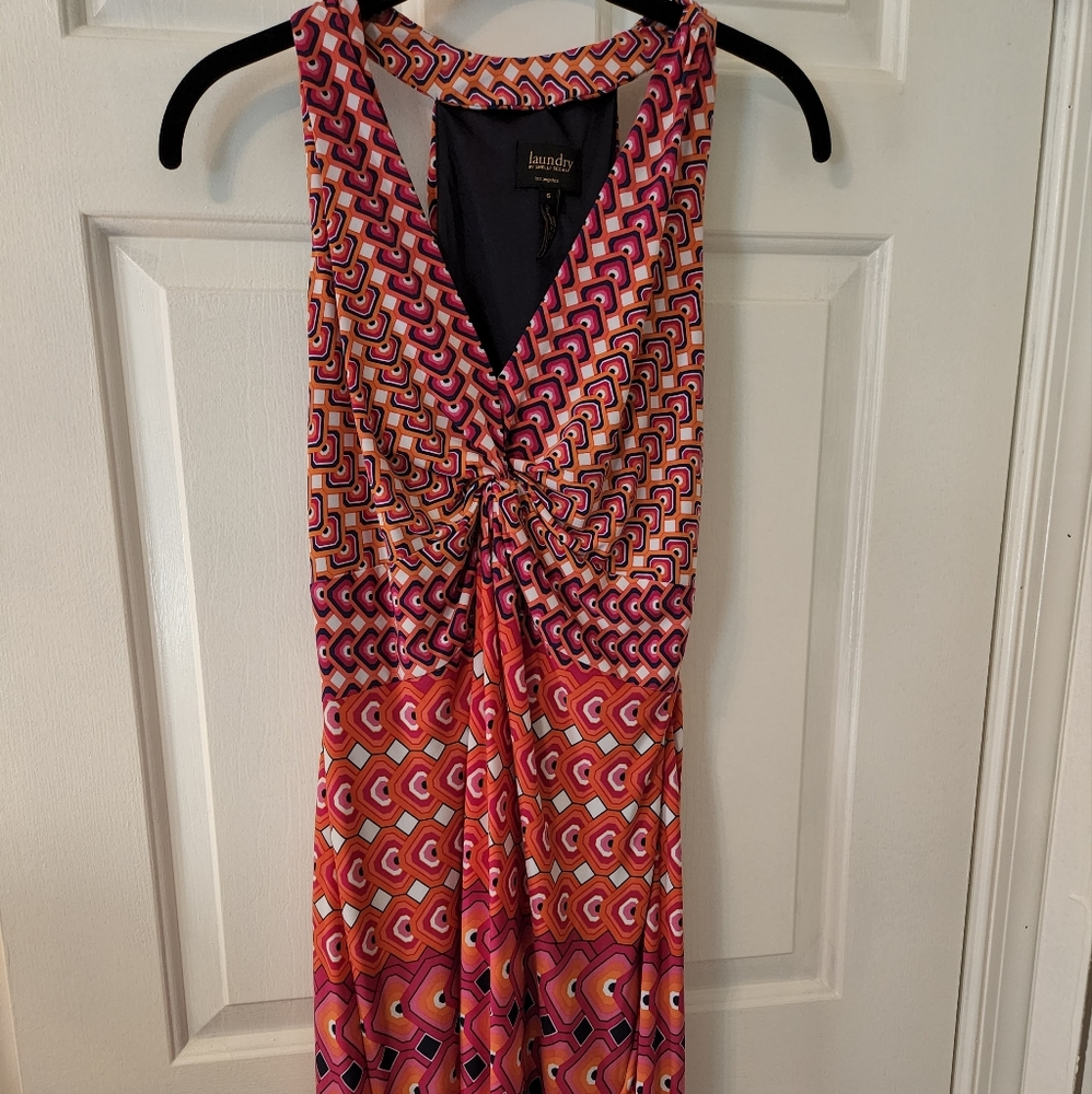 NWOT Sleeveless Patterened Dress | size 6